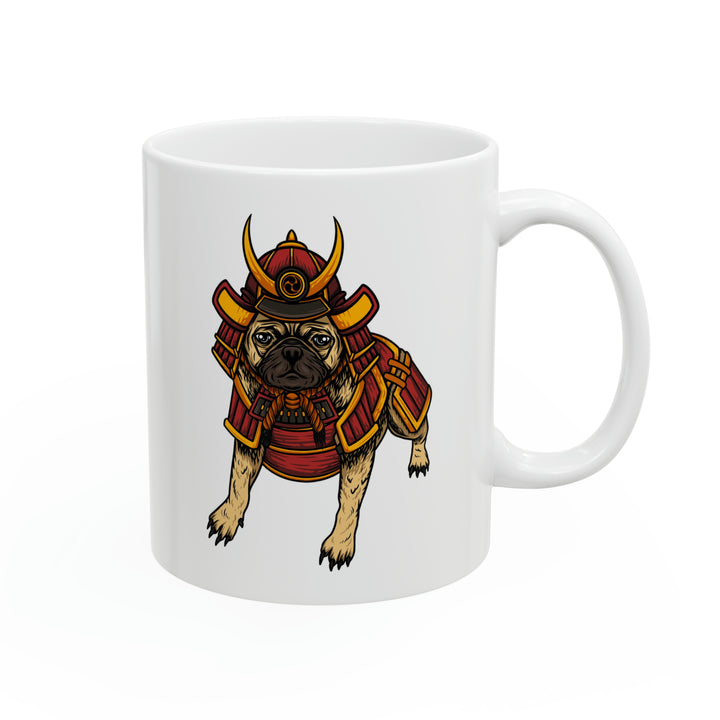 Vinny the Pug Samurai Mug #019