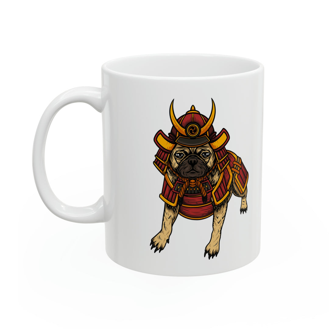 Vinny the Pug Samurai Mug #019